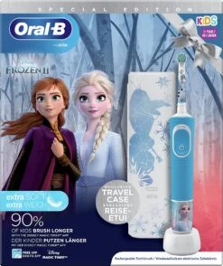 Oral B Oral-B Kids Frozen 2 - Elektrische Tandenborstel - Powered By Braun - 1 Handvat En 1 Opzetborstel -Oral B 1007x1200