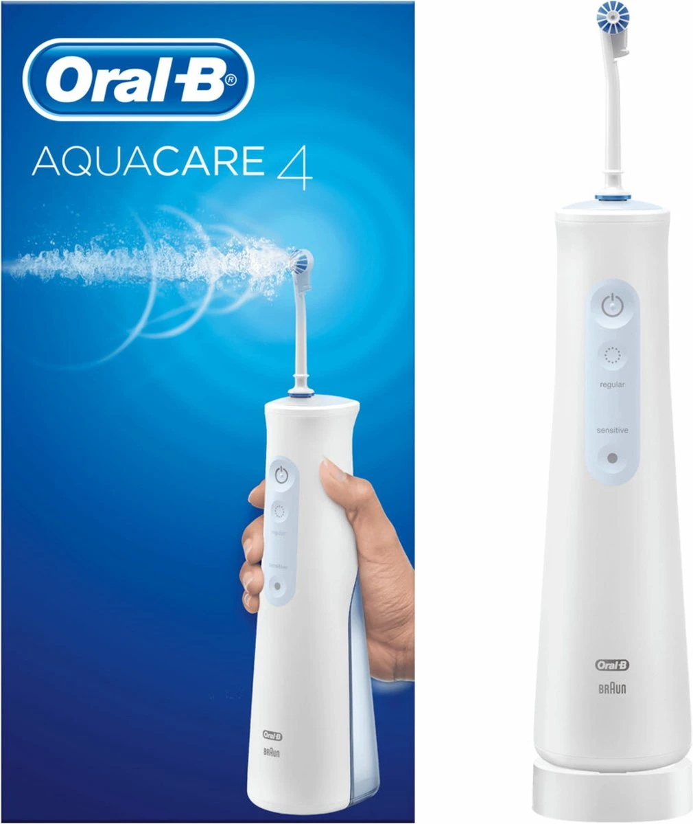 Oral B Oral-B Aquacare 4 Oxyjet - Wit - Elektrische Waterflosser 2 Oral B Oral-B Aquacare 4 Oxyjet - Wit - Elektrische Waterflosser