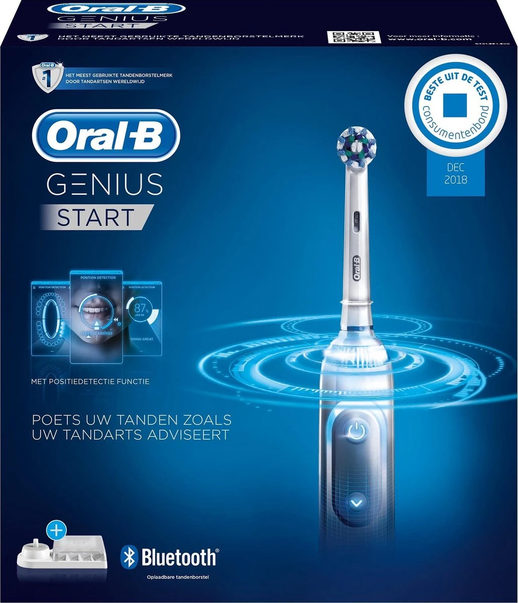 Oral B Oral-B Genius Start Silver Elektrische Tandenborstel Powered By Braun 6 Oral B Oral-B Genius Start Silver Elektrische Tandenborstel Powered By Braun - Afbeelding 4