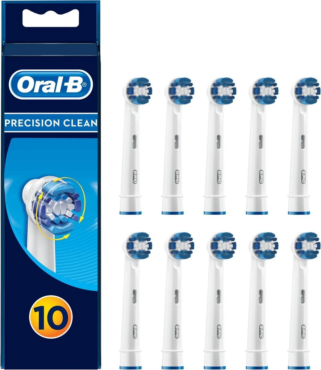 Oral B Oral-B Precison Clean Opzetborstels - 8 +2 Stuks 3 Oral B Oral-B Precison Clean Opzetborstels - 8 +2 Stuks