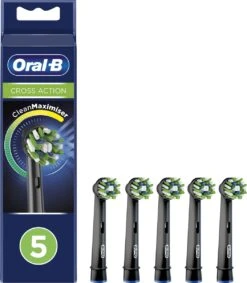 Oral B Oral-B CrossAction Opzetborstel Black Edition Met CleanMaximiser-technologie, Verpakking Van 5 Stuks -Oral B 1049x1200 1