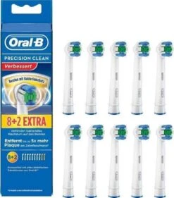Oral B Oral-B Precison Clean Opzetborstels - 8 +2 Stuks 37 Oral B Oral-B Precison Clean Opzetborstels - 8 +2 Stuks -Oral B 1054x1200
