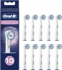 Oral B Oral-B Sensitive Clean - Met CleanMaximiser-technologie - Opzetborstels - 10 Stuks - Brievenbusverpakking -Oral B 1057x1200