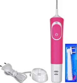 Oral B Oral-B Vitality 100 Roze CrossAction - Elektrische Tandenborstel - Powered By Braun 20 Oral B Oral-B Vitality 100 Roze CrossAction - Elektrische Tandenborstel - Powered By Braun -Oral B 1109x1200