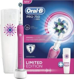 Oral B Oral-B PRO 750 - 3DWhite - Elektrische Tandenborstel - Inclusief Reisetui -Oral B 1128x1200
