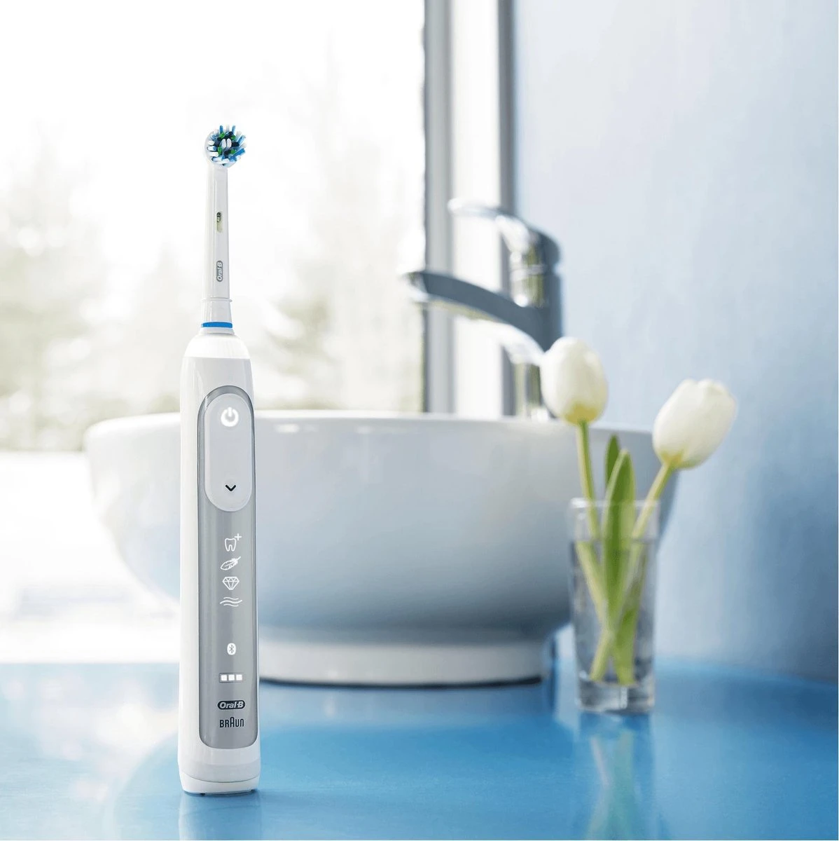 Oral B Oral-B Genius 8900 - Elektrische Tandenborstel Duoverpakking - Wit 13 Oral B Oral-B Genius 8900 - Elektrische Tandenborstel Duoverpakking - Wit - Afbeelding 11
