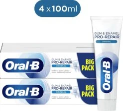 Oral B Oral-B Tandvlees & Glazuur Pro-Repair Origineel - Voordeelverpakking 4 X 100 Ml - Tandpasta Verpakt In Gerecycleerd Karton 10 Oral B Oral-B Tandvlees & Glazuur Pro-Repair Origineel - Voordeelverpakking 4 X 100 Ml - Tandpasta Verpakt In Gerecycleerd Karton -Oral B 1200x1087