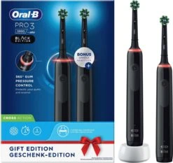 Oral B Oral-B Pro 3 3900 - Elektrische Tandenborstels Duoverpakking