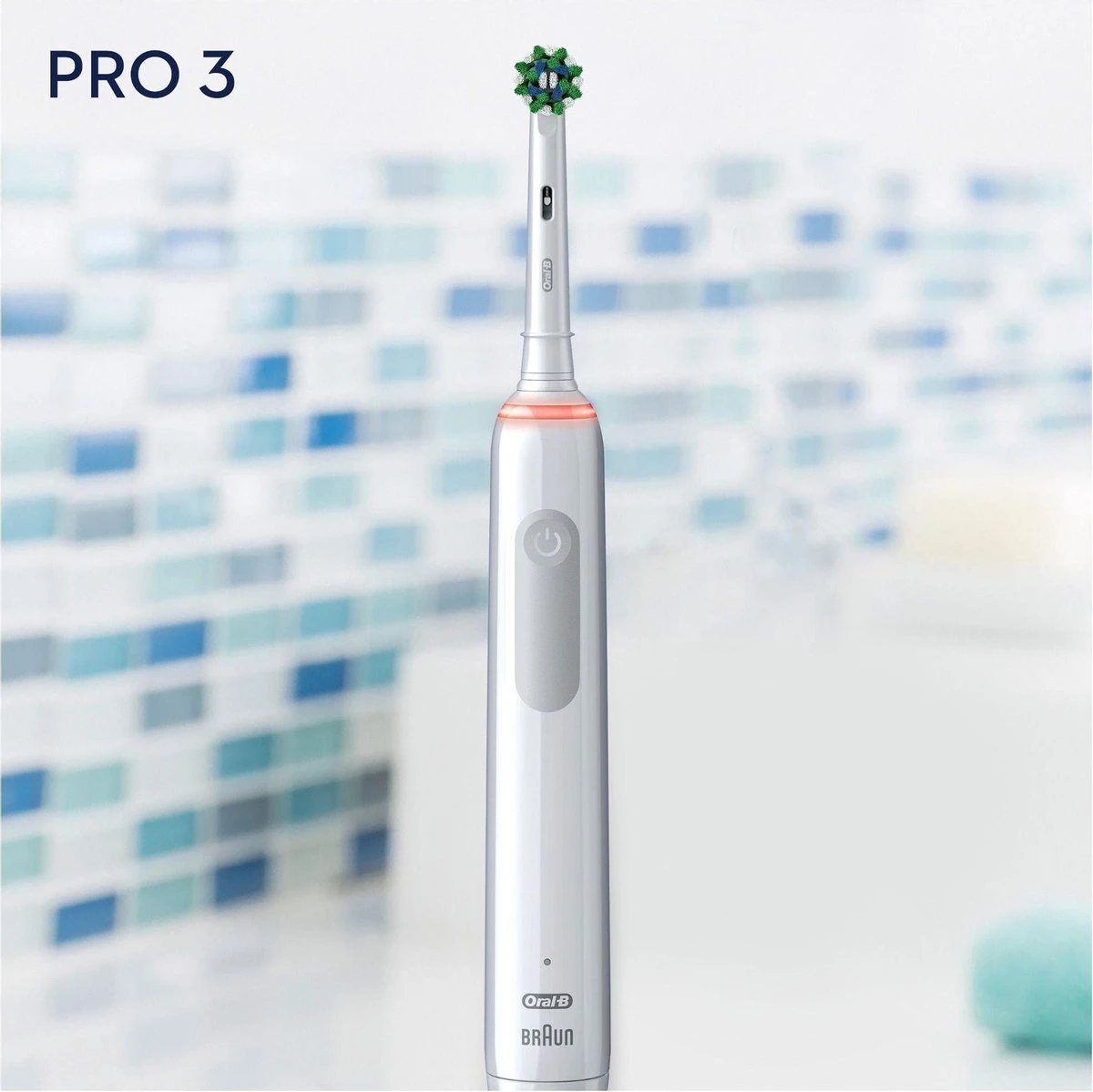 Oral B Oral-B Pro 3 3000 - Wit - Elektrische Tandenborstel - Ontworpen Door Braun - 1 Handvat En 1 Opzetborstel 12 Oral B Oral-B Pro 3 3000 - Wit - Elektrische Tandenborstel - Ontworpen Door Braun - 1 Handvat En 1 Opzetborstel - Afbeelding 10