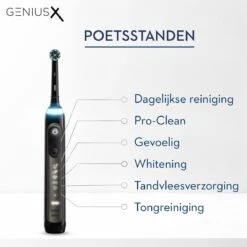 Oral B Oral-B Genius X - Special Editie - Zwart - Elektrische Tandenborstel - 1 Handvat En 1 Opzetborstel -Oral B 1200x1200 182