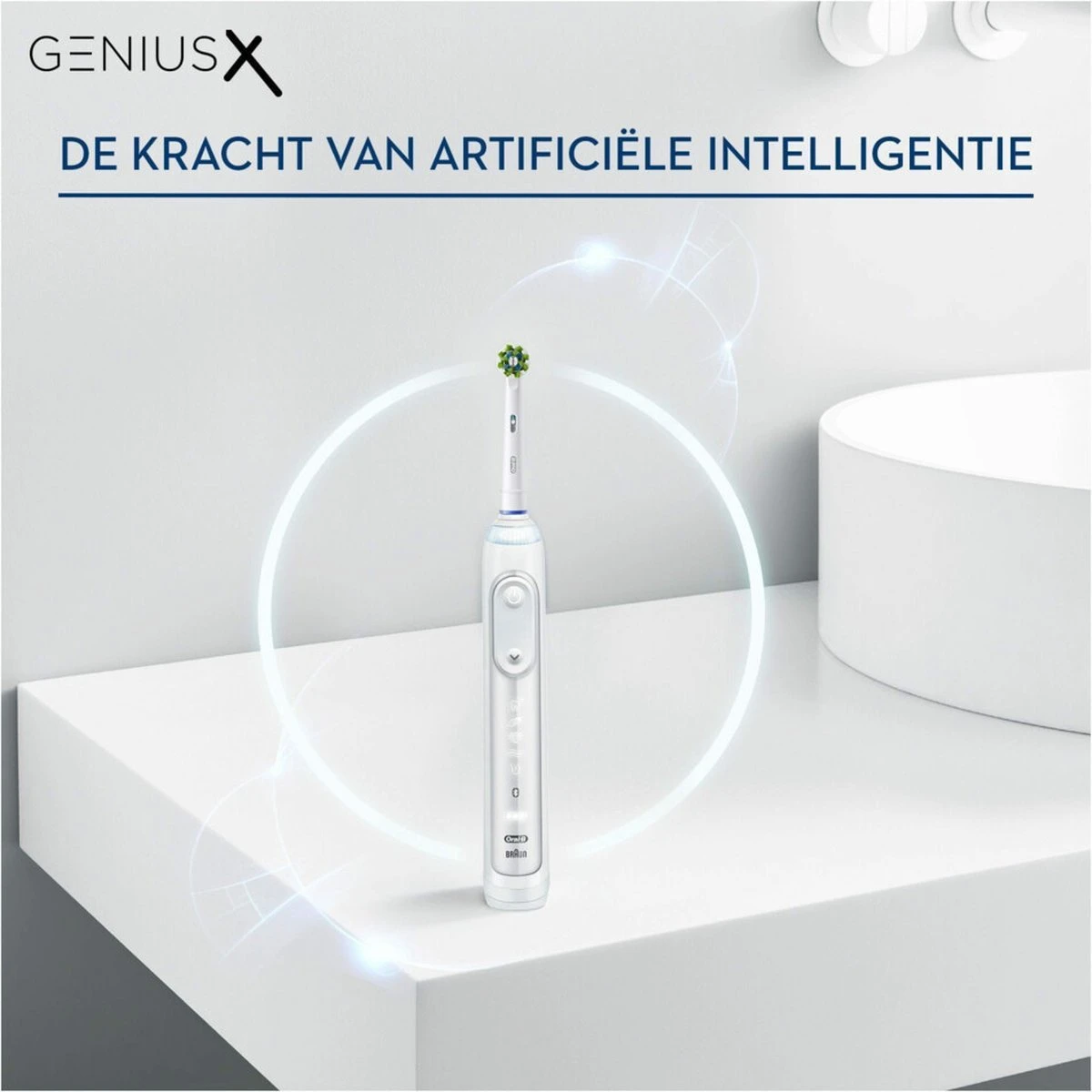 Oral B Oral-B Genius X - Wit - Elektrische Tandenborstel - Ontworpen Door Braun - 1 Handvat En 1 Opzetborstel 12 Oral B Oral-B Genius X - Wit - Elektrische Tandenborstel - Ontworpen Door Braun - 1 Handvat En 1 Opzetborstel - Afbeelding 11