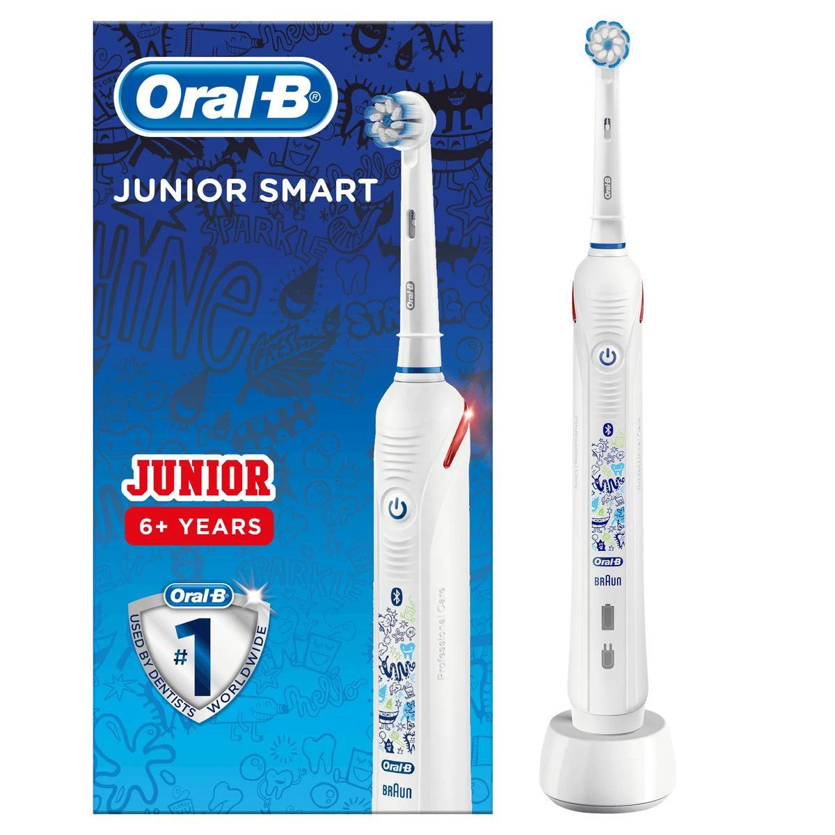 Oral B Oral-B Junior - Elektrische Tandenborstel - Wit 18 Oral B Oral-B Junior - Elektrische Tandenborstel - Wit - Afbeelding 16