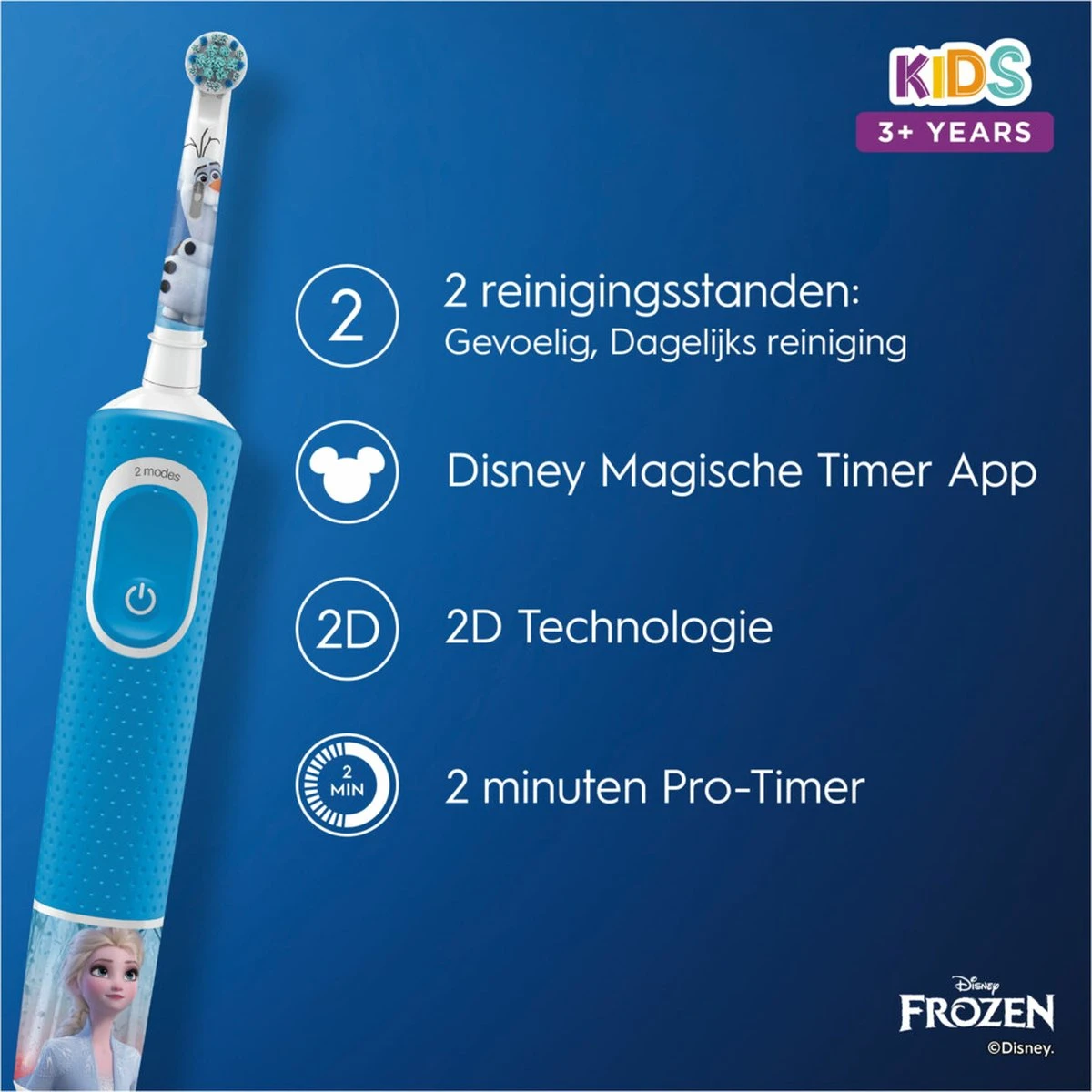 Oral B Oral-B Kids Elektrische Tandenborstel - Disney Frozen - Voor Kinderen Vanaf 3 Jaar 13 Oral B Oral-B Kids Elektrische Tandenborstel - Disney Frozen - Voor Kinderen Vanaf 3 Jaar - Afbeelding 11