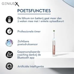 Oral B Oral-B Genius X Elektrische Tandenborstel Rosegold -Oral B 1200x1200 278