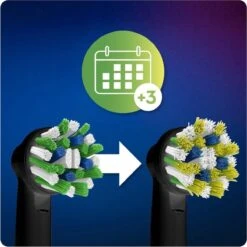 Oral-B CrossAction Opzetborstel Kleur Zwart, Verpakking Van 12 Stuks, Verpakking Van Brievenbusformaat -Oral B 1200x1200 329