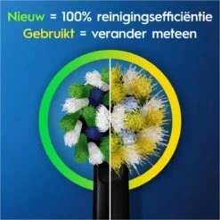 Oral B Oral-B CrossAction - Met CleanMaximiser-technologie - Opzetborstels - Zwart - 10 Stuks -Oral B 1200x1200 343