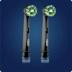 Oral B Oral-B CrossAction - Met CleanMaximiser-technologie - Opzetborstels - Zwart - 2 Stuks -Oral B 1200x1200 545