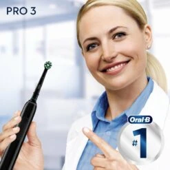 Oral B Oral-B Pro 3 3000 - Zwart - Elektrische Tandenborstel - Ontworpen Door Braun - Black Edition 15 Oral B Oral-B Pro 3 3000 - Zwart - Elektrische Tandenborstel - Ontworpen Door Braun - Black Edition -Oral B 1200x1200 91
