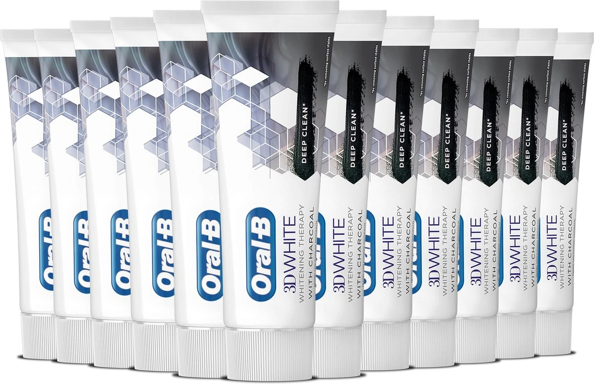 Oral B Oral-B 3D White Whitening Therapy Grondige Reiniging Tandpasta - Voordeelverpakking 12x75ml 3 Oral B Oral-B 3D White Whitening Therapy Grondige Reiniging Tandpasta - Voordeelverpakking 12x75ml