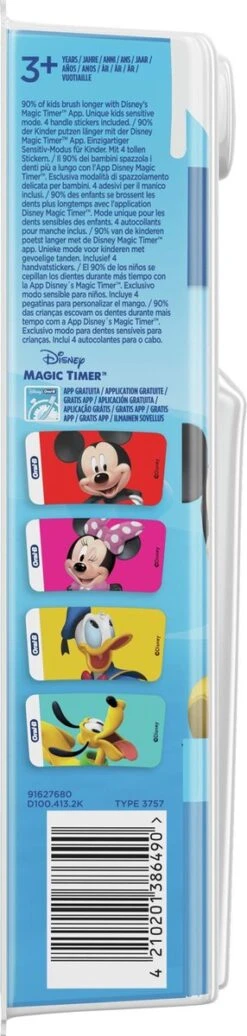 Oral B Oral-B Kids Mickey - Elektrische Tandenborstel - Powered By Braun - 1 Handvat En 1 Opzetborstel 24 Oral B Oral-B Kids Mickey - Elektrische Tandenborstel - Powered By Braun - 1 Handvat En 1 Opzetborstel -Oral B 286x1200