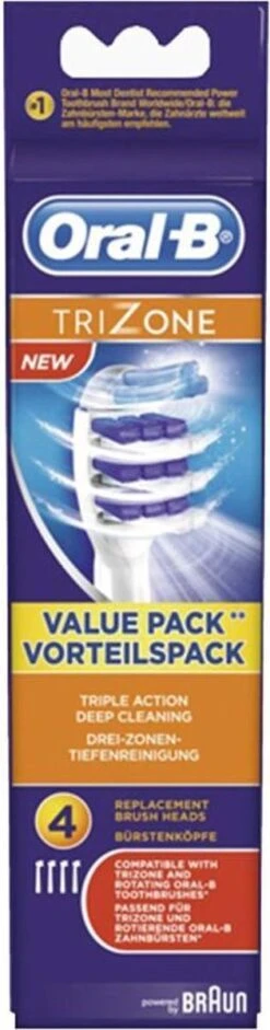 Oral B Oral-B TriZone - Opzetborstels - 4 Stuks -Oral B 315x1200