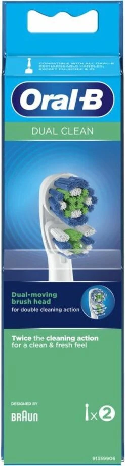 Oral B Oral-B Dual Clean - Opzetborstels - 2 Stuks -Oral B 323x1200 3