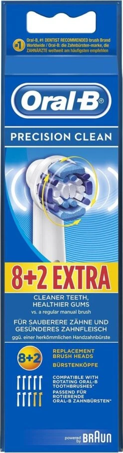 Oral B Oral-B Precison Clean Opzetborstels - 8 +2 Stuks 31 Oral B Oral-B Precison Clean Opzetborstels - 8 +2 Stuks -Oral B 326x1200 4