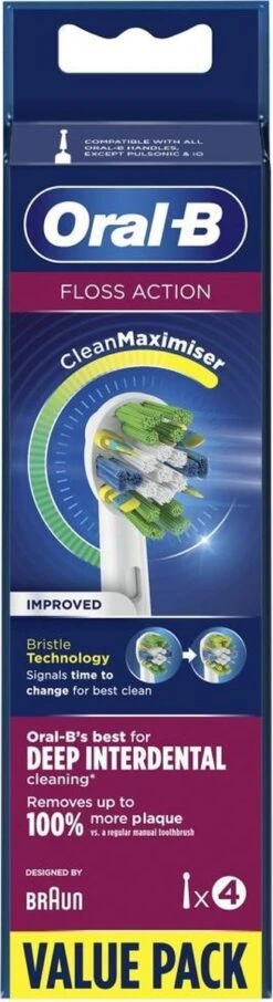 Oral B Oral-B FlossAction - Met CleanMaximiser-technologie - Opzetborstels - 4 Stuks -Oral B 327x1200 17