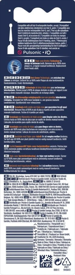 Oral B ORAL-B - Tandenborstel Trizone EB30 - Verp. 3st. - 80217891 -Oral B 327x1200 21