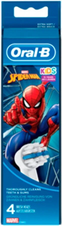 Oral B Oral-B - Kids Spiderman - 4 Stuks -Oral B 332x1200 2