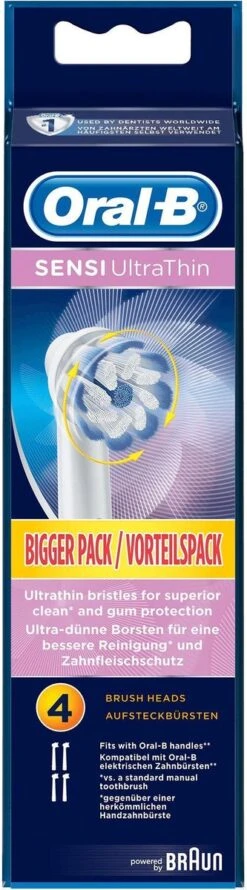 Oral B Oral-B Sensi UltraThin Opzetborstels - 4 Stuks -Oral B 333x1200