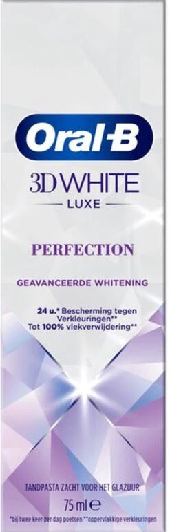 Oral B Oral-B 3D White Luxe Perfection - Voordeelverpakking 4 X 75 Ml -Tandpasta Verpakt In Gerecycleerd Karton 15 Oral B Oral-B 3D White Luxe Perfection - Voordeelverpakking 4 X 75 Ml -Tandpasta Verpakt In Gerecycleerd Karton -Oral B 385x1200