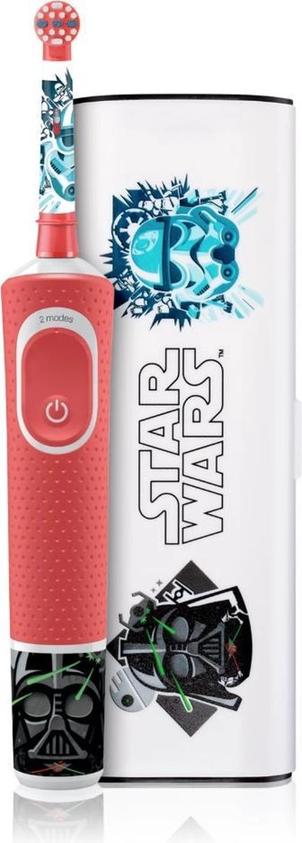 Oral B Oral-B Kids Star Wars - Elektrische Tandenborstel Kind + Reis-etui In Geschenkverpakking 4 Oral B Oral-B Kids Star Wars - Elektrische Tandenborstel Kind + Reis-etui In Geschenkverpakking - Afbeelding 2