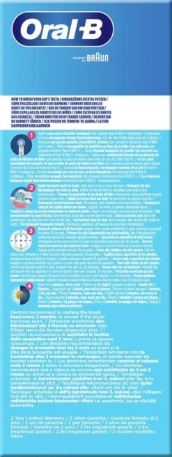 Oral B Oral-B Vitality Frozen - Elektrische Tandenborstel Voor Kinderen - 1 Handvat En 2 Opzetborstels -Oral B 452x1200