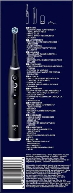 Oral B IO 6N - SMILE Black Lava Elektrische Tandenborstel Ontworpen Door Braun 25 Oral B IO 6N - SMILE Black Lava Elektrische Tandenborstel Ontworpen Door Braun -Oral B 455x1200