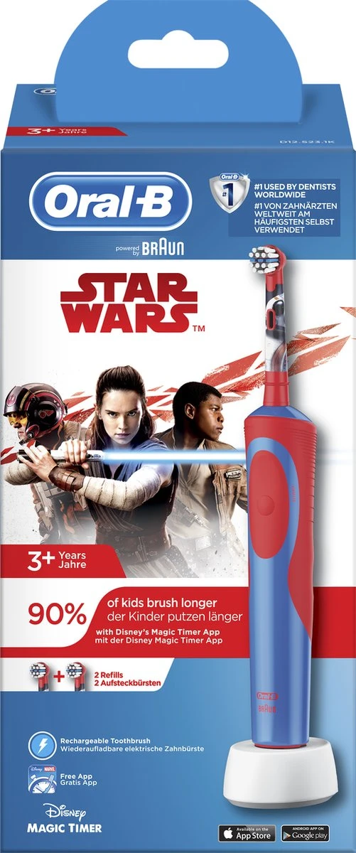 Oral B Oral-B Vitality Star Wars - Elektrische Tandenborstel Voor Kinderen 18 Oral B Oral-B Vitality Star Wars - Elektrische Tandenborstel Voor Kinderen - Afbeelding 16