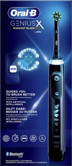 Oral B Oral-B Genius X - Special Editie - Zwart - Elektrische Tandenborstel - 1 Handvat En 1 Opzetborstel -Oral B 525x1200 1