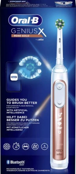 Oral B Oral-B Genius X Elektrische Tandenborstel Rosegold -Oral B 527x1200