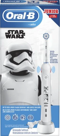 Oral B Oral-B Junior Star Wars - Elektrische Tandenborstel - Powered By Braun - 1 Handvat En 1 Opzetborstel -Oral B 528x1200 1