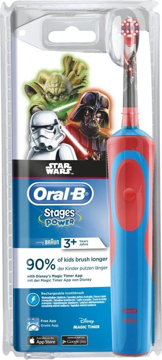 Oral B Oral-B Vitality Star Wars - Elektrische Tandenborstel Voor Kinderen 5 Oral B Oral-B Vitality Star Wars - Elektrische Tandenborstel Voor Kinderen - Afbeelding 3