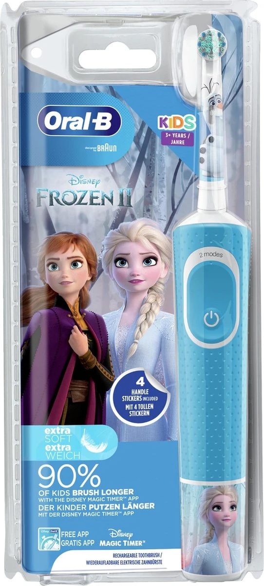 Oral B Oral-B Kids Elektrische Tandenborstel - Disney Frozen - Voor Kinderen Vanaf 3 Jaar 6 Oral B Oral-B Kids Elektrische Tandenborstel - Disney Frozen - Voor Kinderen Vanaf 3 Jaar - Afbeelding 4