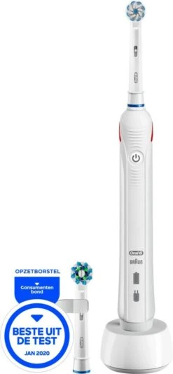 Oral B Oral-B Pro 2 2700 - Sensi Ultra Thin - Elektrische Tandenborstel - Wit -Oral B 555x1200