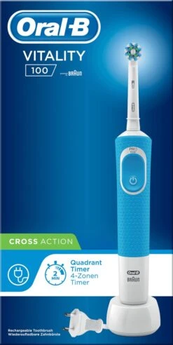 Oral B Oral-B Vitality 100 CrossAction - Blauw - Elektrische Tandenborstel -Oral B 603x1200