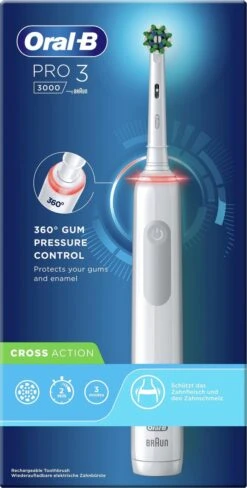 Oral B Oral-B Pro 3 3000 - Wit - Elektrische Tandenborstel - Ontworpen Door Braun - 1 Handvat En 1 Opzetborstel 18 Oral B Oral-B Pro 3 3000 - Wit - Elektrische Tandenborstel - Ontworpen Door Braun - 1 Handvat En 1 Opzetborstel -Oral B 607x1200 2