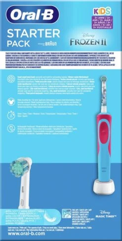 Oral B Oral-B Vitality Frozen - Elektrische Tandenborstel Voor Kinderen - 1 Handvat En 2 Opzetborstels -Oral B 608x1200