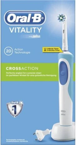 Oral B Oral-B Vitality CrossAction - Elektrische Tandenborstel - Blauw, Wit 11 Oral B Oral-B Vitality CrossAction - Elektrische Tandenborstel - Blauw, Wit -Oral B 633x1200