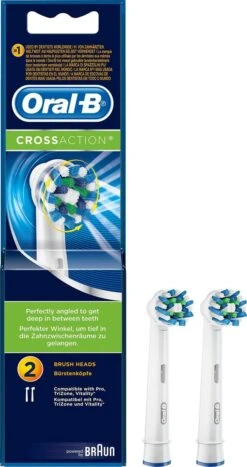 Oral B Oral-B Cross Action EB50 - 2 Stuks - Opzetborstels 39 Oral B Oral-B Cross Action EB50 - 2 Stuks - Opzetborstels -Oral B 635x1200 2