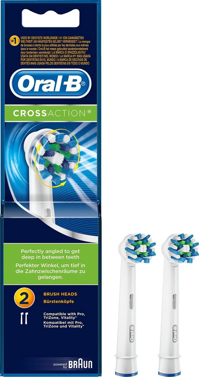 Oral B Oral-B Cross Action EB50 - 2 Stuks - Opzetborstels 20 Oral B Oral-B Cross Action EB50 - 2 Stuks - Opzetborstels - Afbeelding 18