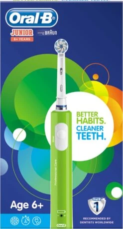 Oral B Oral-B Junior - Elektrische Tandenborstel - Groen 32 Oral B Oral-B Junior - Elektrische Tandenborstel - Groen -Oral B 647x1200