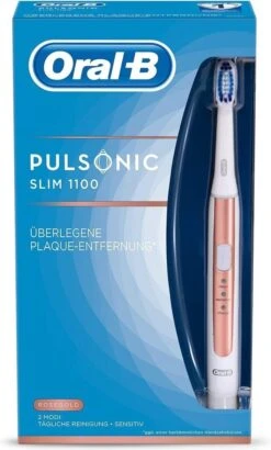 Oral B Pulsonic Slim 1100 Elektrische Tandenborstel Wit/Rosé 20 Oral B Pulsonic Slim 1100 Elektrische Tandenborstel Wit/Rosé -Oral B 723x1200